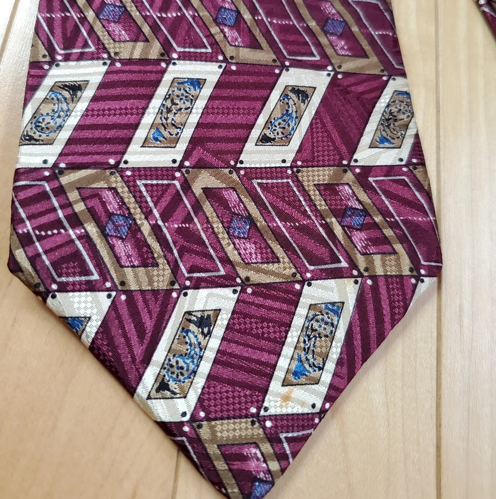 Henry Grethel Purple‎ Silk Tie